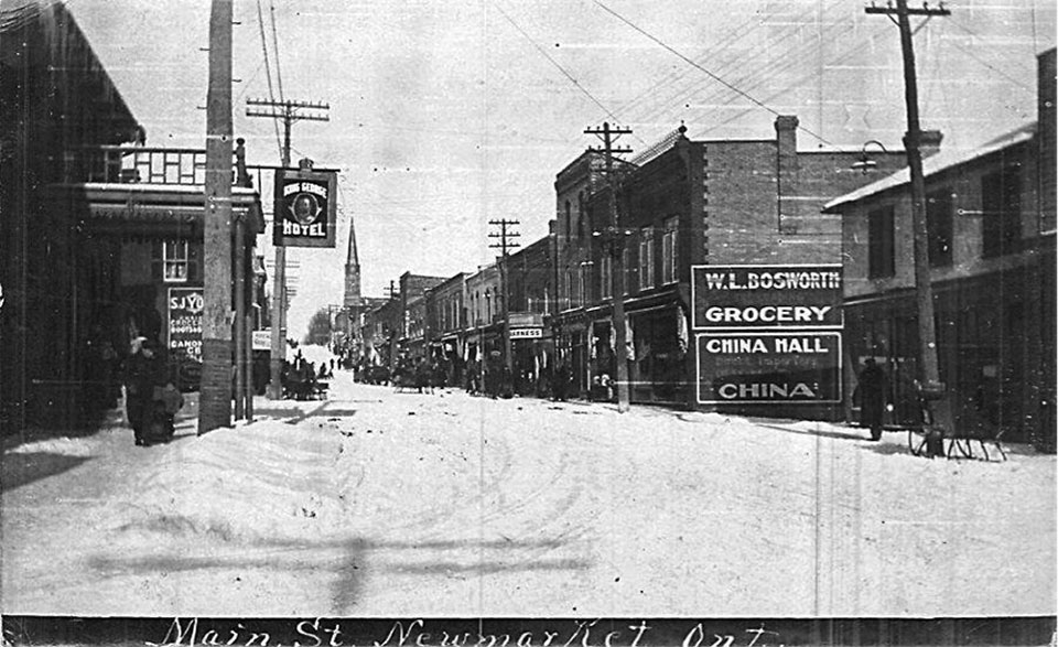 Main St, Newmarket - antique photo